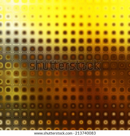 art abstract pixel geometric pattern background in gold and brown colors