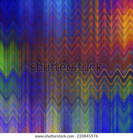 art abstract colorful zigzag geometric pattern background in blue and rainbow colors