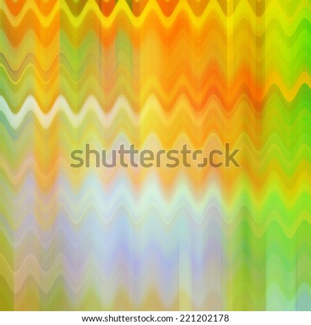 art abstract colorful zigzag geometric pattern background in gold, orange and green colors