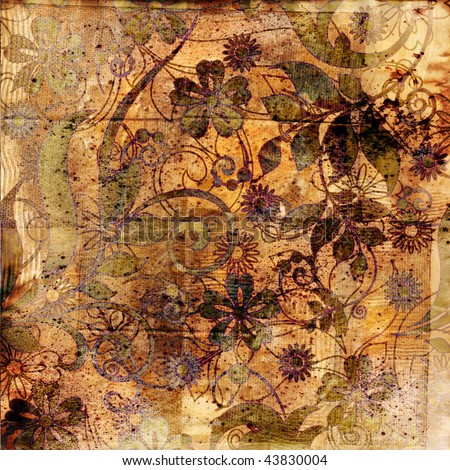 Vintage Background From Grunge Paper, Retro Pattern Royalty Free