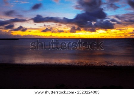 Similar – long jetty in the fog 1