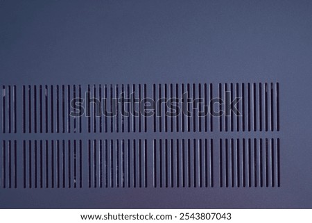 Image, Stock Photo Lines with ventilation slits form a simple almost meditative pattern