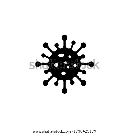 Coronavirus icon symbol vector illustration on white background