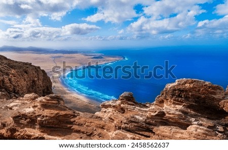 Similar – Image, Stock Photo Aerial view Lanzarote