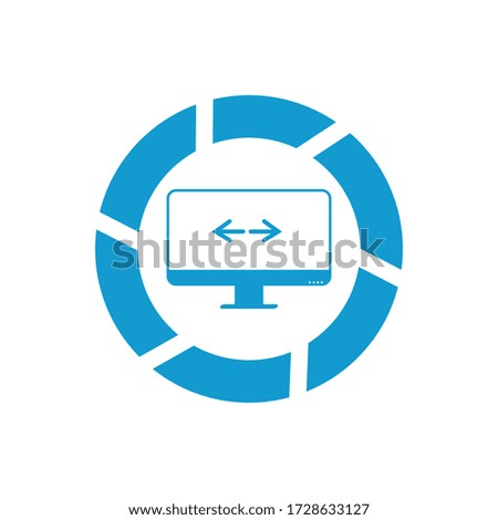 Privacy Data protection and Internet VPN Security Concept vector illustration