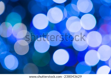 Lights blurred bokeh background for christmas and new year day decoration