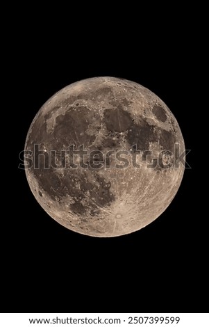 Similar – Image, Stock Photo Supermoon at night