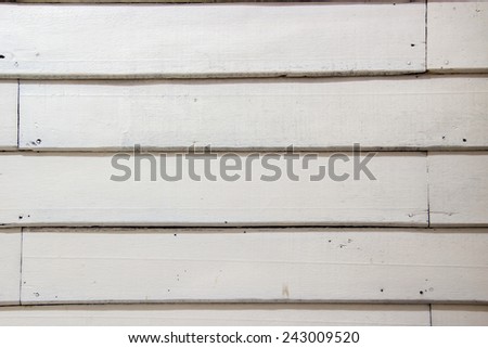 White wood wall : texture / background : Thai house old style