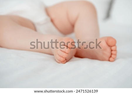 Similar – Image, Stock Photo Small feet Baby Cute cute