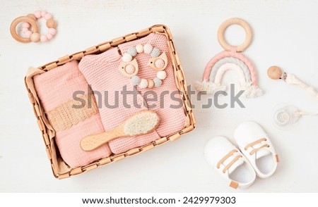 Similar – Image, Stock Photo Essential things to buy for self quarantine, disaster