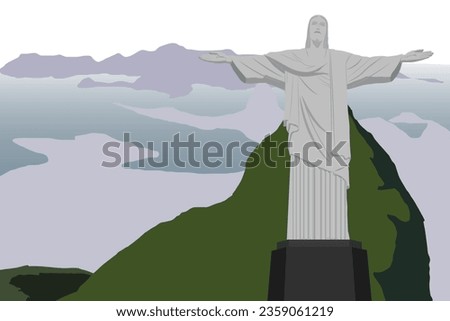 Cristo Redentor Statue of Rio De Janeiro, Brazil, America