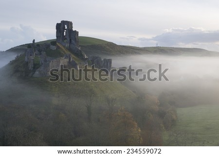 Castle in Autumn Mist