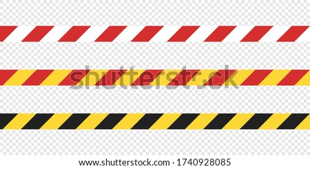 Similar – Image, Stock Photo Barrier banding at the platform