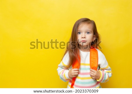 Similar – Image, Stock Photo Child does not open his mouth