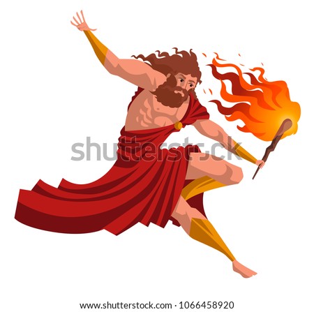 prometheus stealing the fire flame from gods