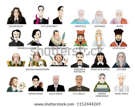 great writers portraits