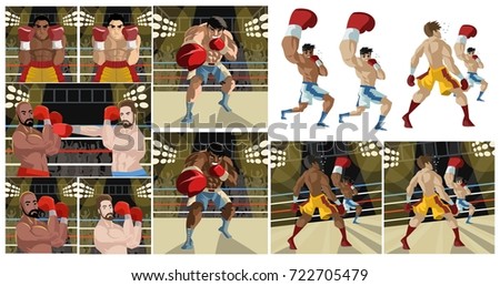 boxing scenes Zdjęcia stock © 