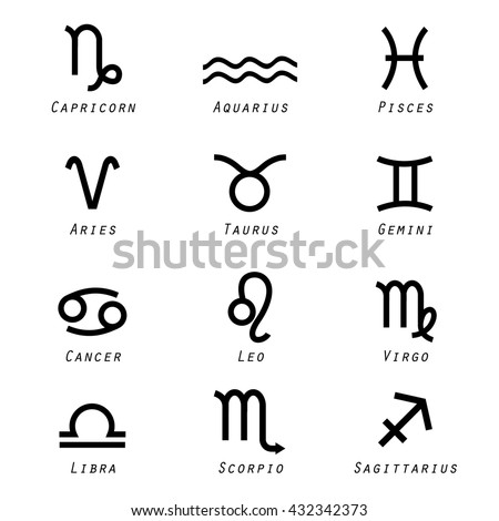 Zodiac Signs Free Vector | 123Freevectors