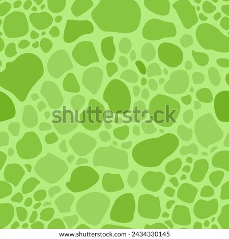 Green dinosaur skin seamless pattern