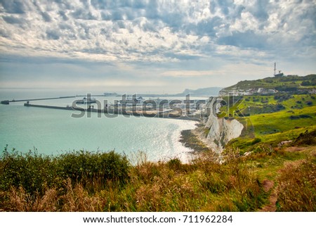 Image, Stock Photo English Port Environment