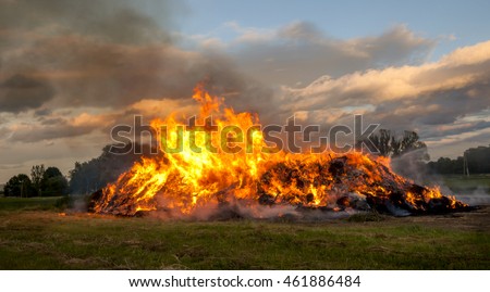 Similar – Foto Bild Hexenfeuer Landschaft