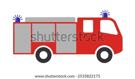 Similar – Image, Stock Photo Fire engine 112 Emergency call