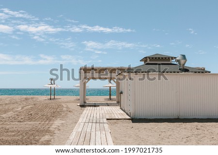 Similar – Image, Stock Photo Abandoned snack bar