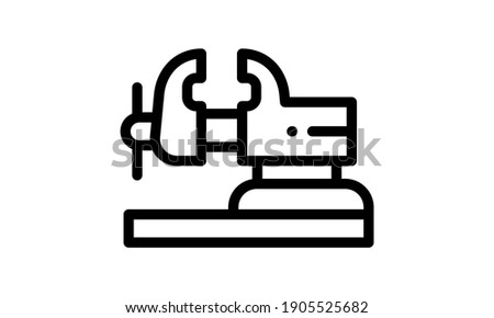 machine vice icon - From Working tools, Construction and Manufacturing icons, equipment icons