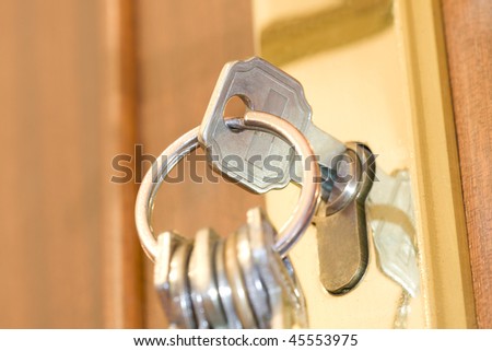 Similar – Image, Stock Photo Portal of the tenement house