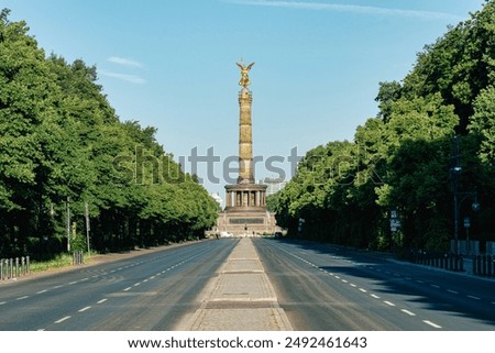 Similar – Image, Stock Photo Straße des 17. Juni to the west