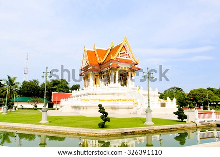 Temple in National Museum Bangkok Thailand