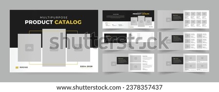 Landscape product catalog template and catalog template