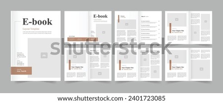 Minimal eBook Template or Workbook eBook Template