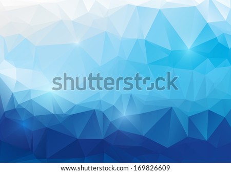 Vector abstract polygonal background