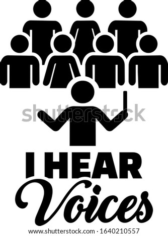 Choir I hear voices icon