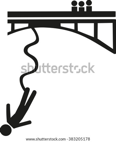 Bungee jumping symbol