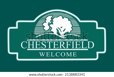 Chesterfield missouri with green background 