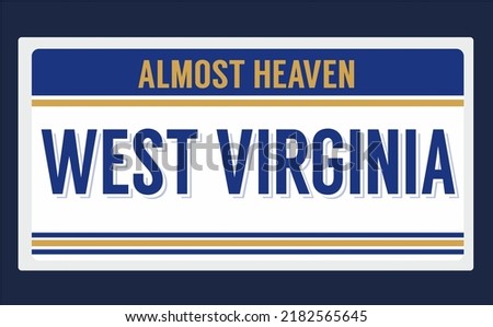 Almost heaven West Virginia with best quality  商業照片 © 