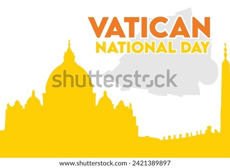 Happy national day of vatican