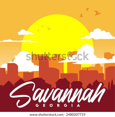 savannah georgia with beautiful views