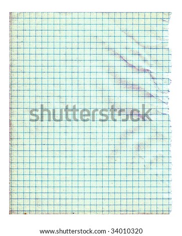 Aging graph paper