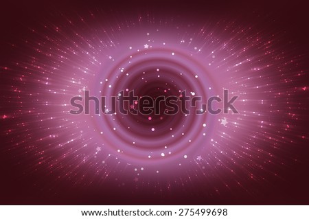 Abstract pink background spirals and galaxy