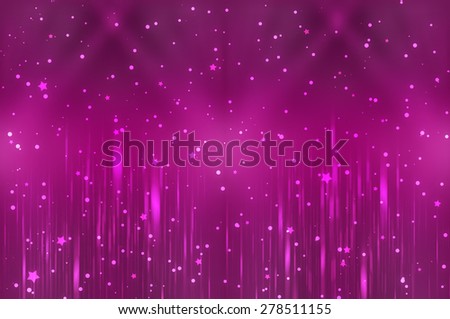 Pink bright abstract background with stars