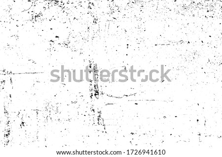 Black white plaster on cement gypsum painted wall. Calm exterior city facade. Coarse grunge, worn blocks background. Uneven overlay surface of stone structure.Retro washed shabby texture for 3d design