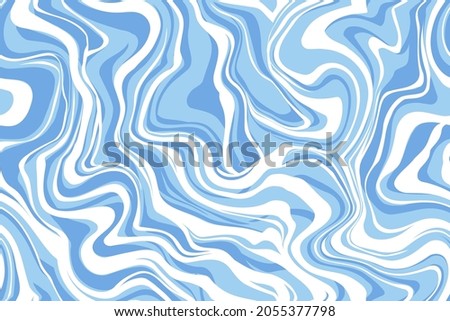 Sea wave abstract minimal seamless repeat pattern. Photo stock © 