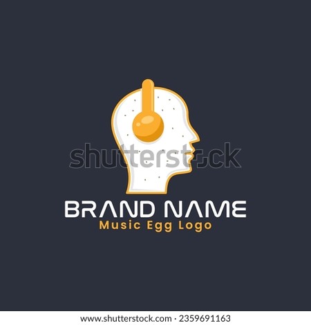 Music egg logo sangat bagus untuk logo cafe, restoran, musik, audio,digital, internet, media dan hiburan.