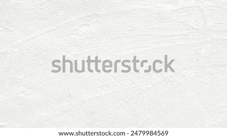 White old concrete wall grunge texture - wide banner format background with copy space for text. Grunge gray texture of chips, cracks, scratches, Soft white grunge.