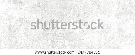 White old concrete wall grunge texture - wide banner format background with copy space for text. Grunge gray texture of chips, cracks, scratches, Soft white grunge.