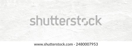 White old concrete wall grunge texture - wide banner format background with copy space for text. Grunge gray texture of chips, cracks, scratches, Soft white grunge.