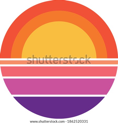vintage retro striped sunset graphics.
you can edit and use in your projects (t-shirt,POD,book cover…).